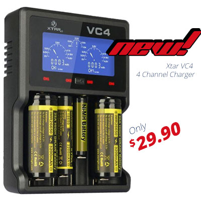 Xtar VC4 Charger Banner